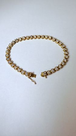 14k Diamond Bracelet