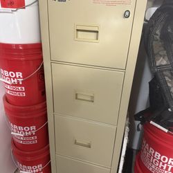 Fire King File Cabinet 
