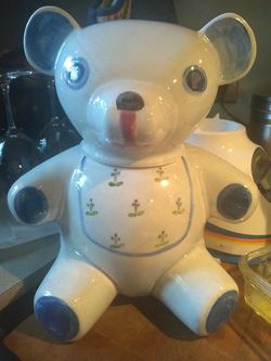 N.S  Gustine Co. Teddy Bear Cookie Jar