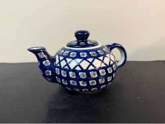 Boleslawiec Polish Pottery teapot stoneware