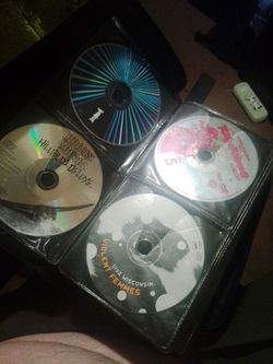 Price Drop! 134-Disc Movie, Music & Cartoon Lot — 2 Cases — $125 OBO