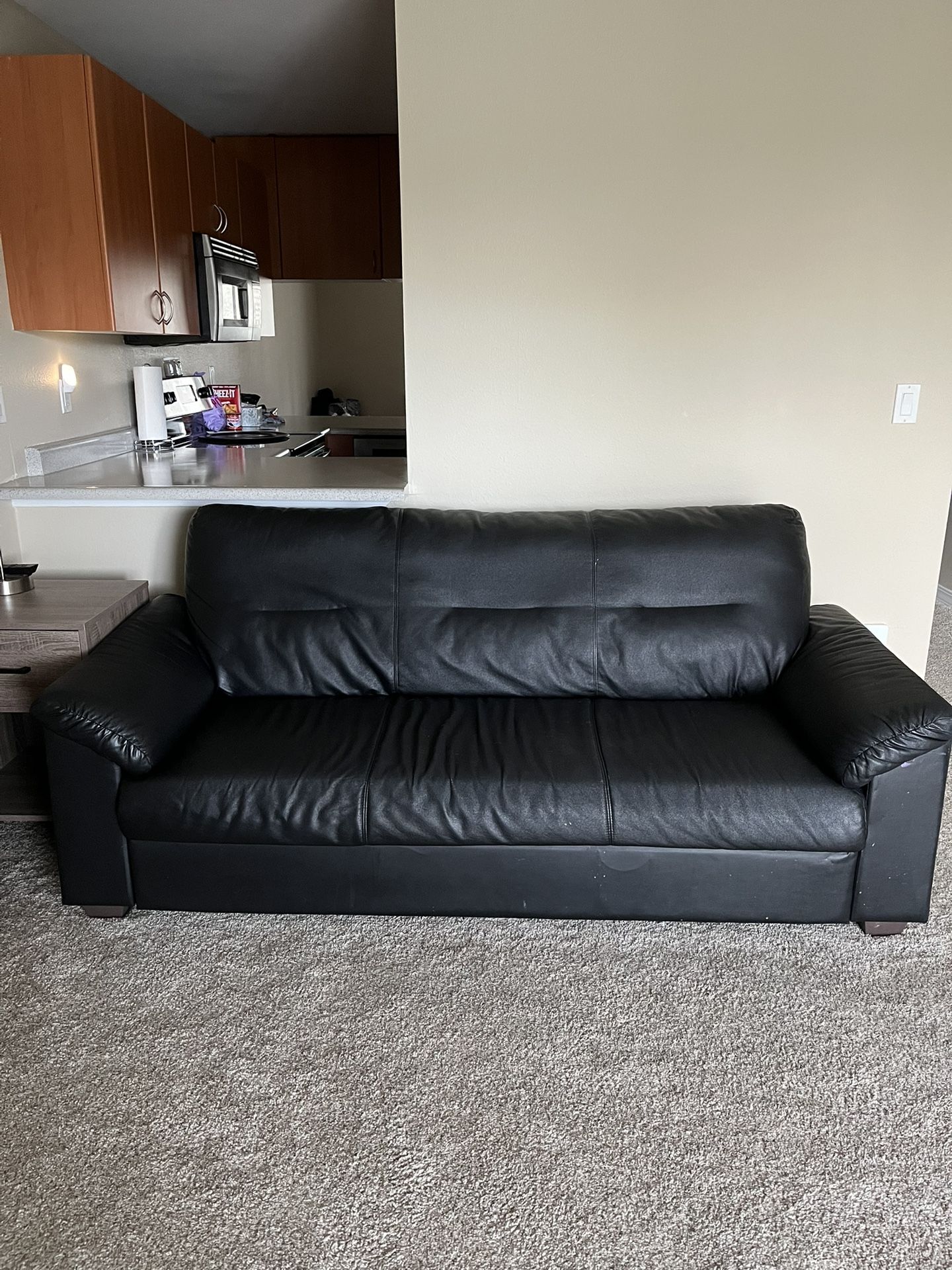 Pleather Couch 