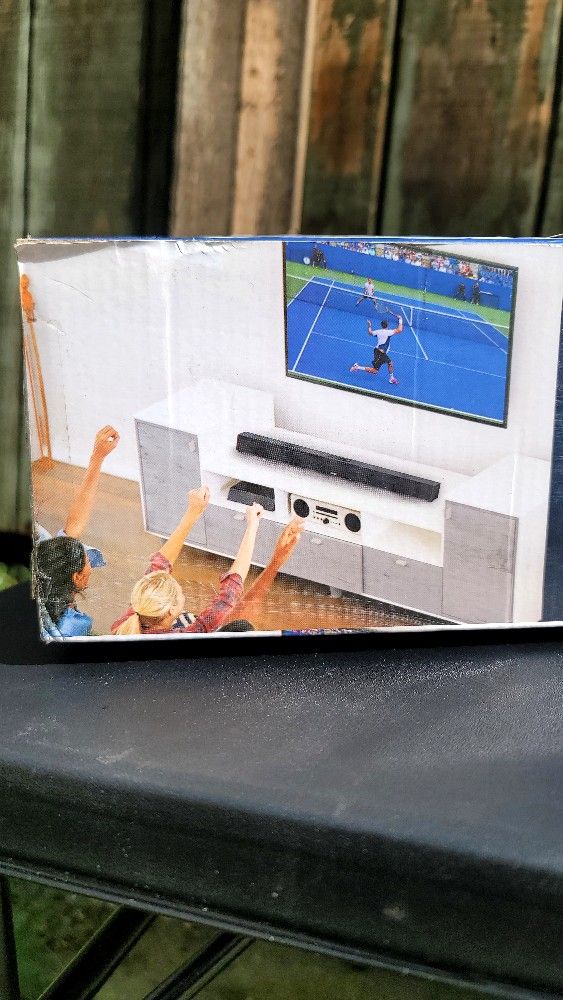 Speaker Soundbar 37" Bluetooth, Great Sound, Remote Control, Ultra Slim Design, Powerful Audio, New