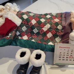 Christmas Santa Sleeping 