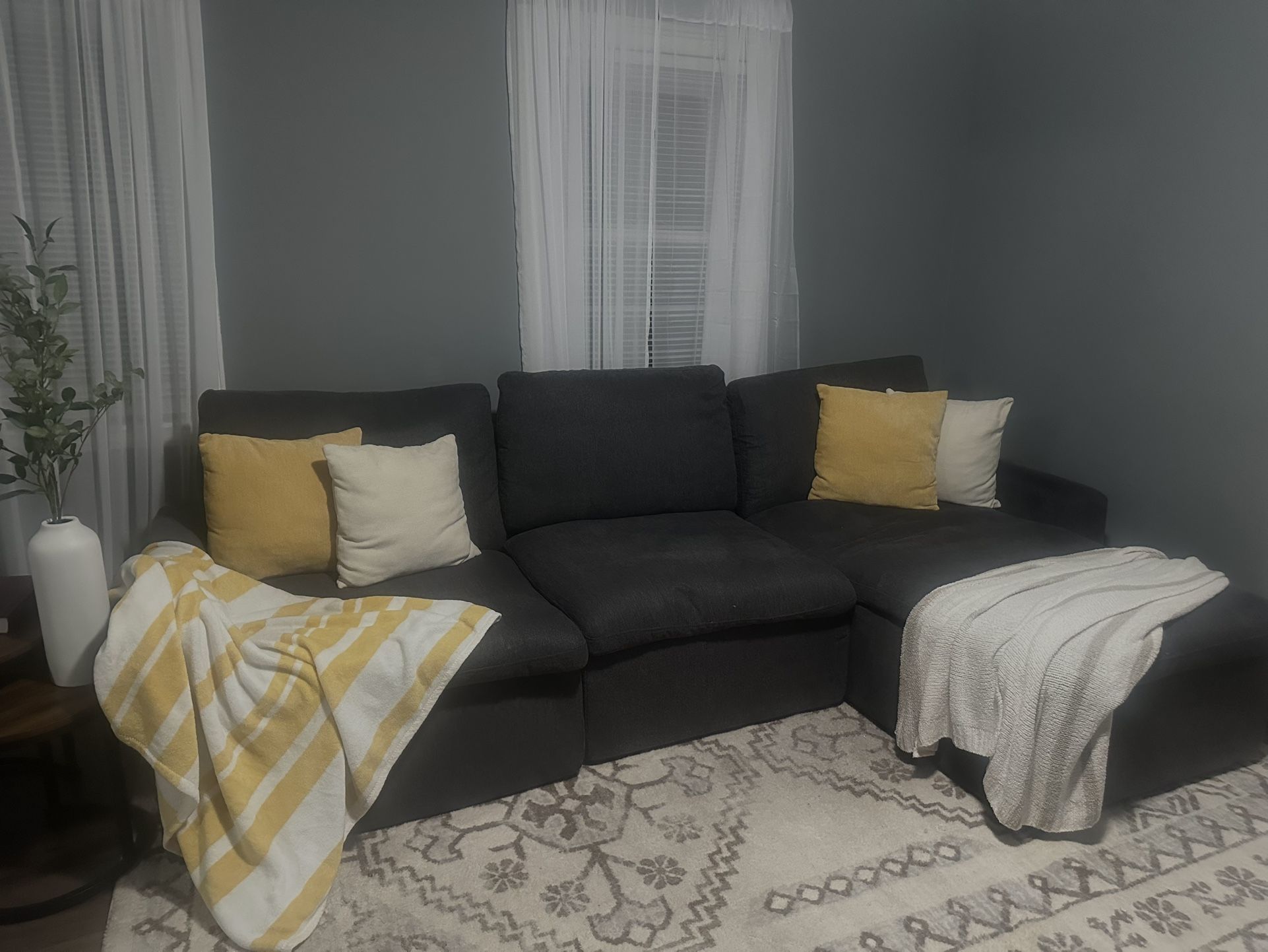 Ashley Hartsdale 3-Piece Power Reclining Modular Sofa Chaise