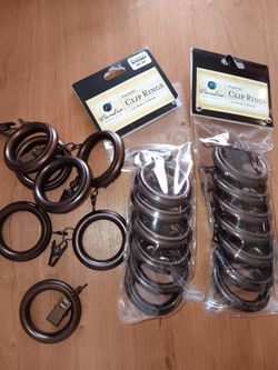 Curtain Ring Clips and Curtain Rod