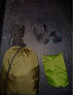 Camping Hammock with Straps and Rope