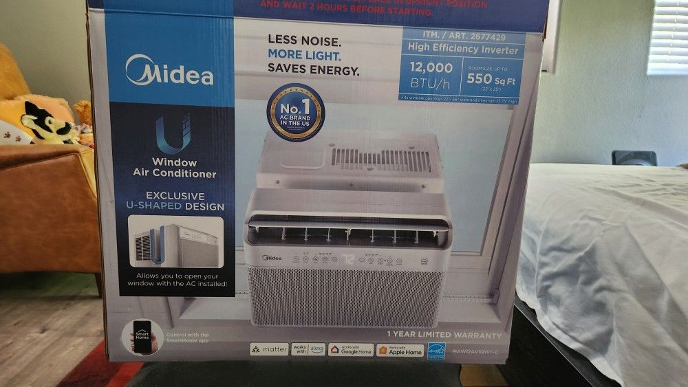 Midea 12,000 BTU U-Shaped Smart Window Air Conditioner