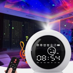 GGE04 LED Alarm Clock with Star Projector and Remote Control