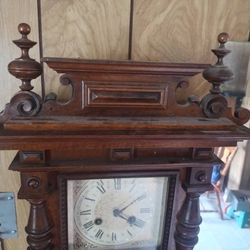 Antique German wall clock