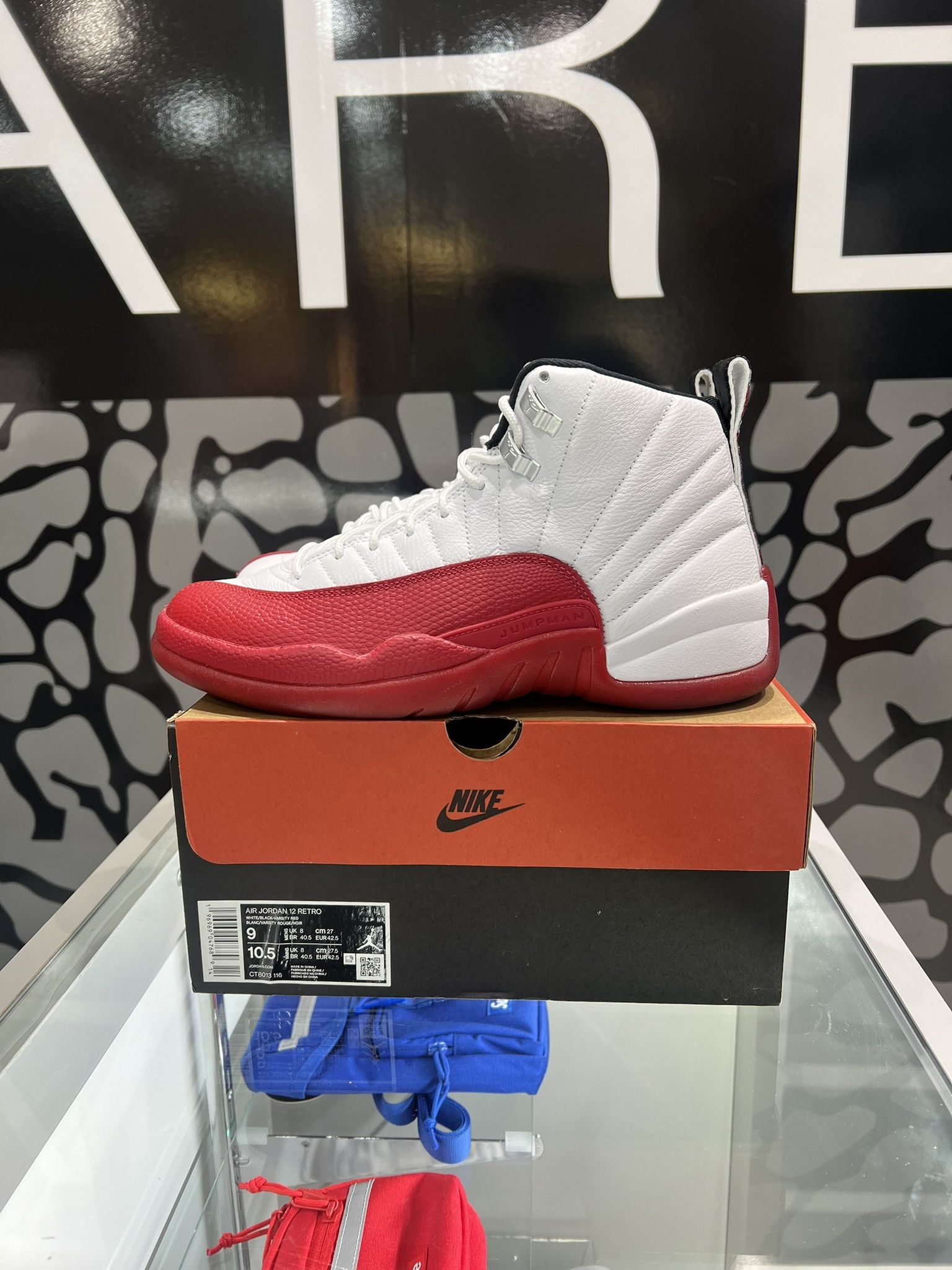 Nike Air Jordan 12 Retro Cherry Size 9 Worn Once
