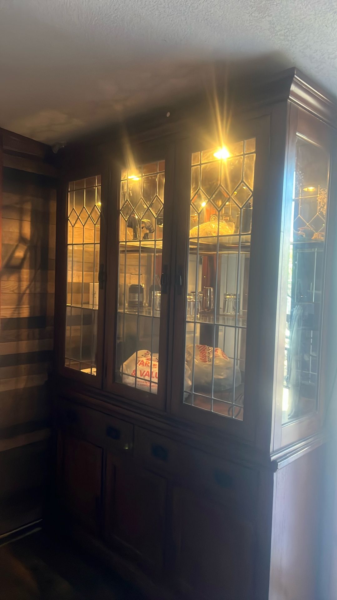 Wooden China Cabinet 