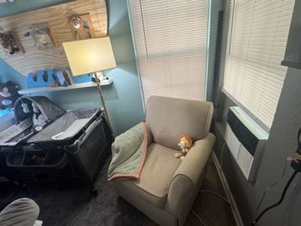 Rocking recliner for nursery