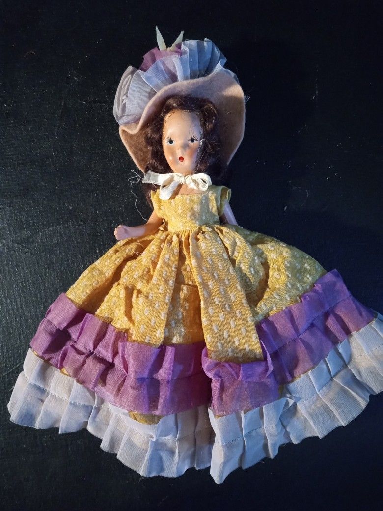 8" Antique Composition Doll Collectible