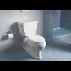 Barrington Elongated Toilet Bowl and tank  in White