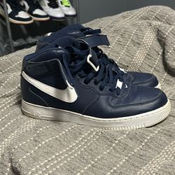 Navy And White Airforce 1 Size 11