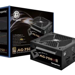 APEX GAMING AG Series Gaming Power Supply (AG-750M), 750W 80 Plus Gold Certified, Fully Modular