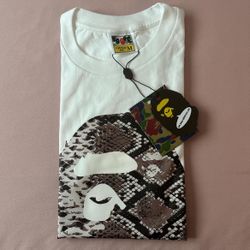 Bape White Tshirt 