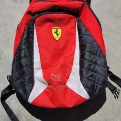 Red Puma Ferrari Backpack
