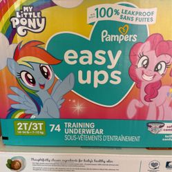 Brand New Seal Pampers 2T/3T 74ct