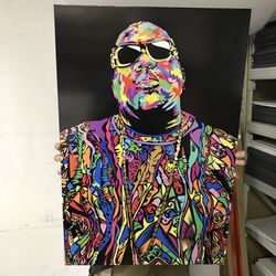 Notorious BIG Biggie Music Poster Foam Board Supreme KAWS