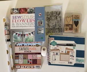 Paper craft ,Stamps, scrapbook Lot