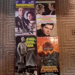 Lot of 4 Vcr 70s Vhs Tapes