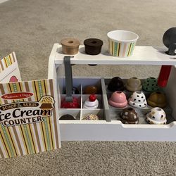 Melissa & Dough Ice Cream Counter