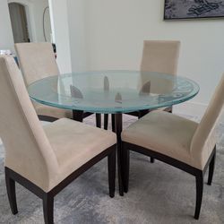 Dining Table 50" With 4 Chairs