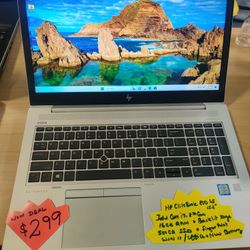 HP Elitebook 850 G5 15.6" Intel Core i7-8th Gen 16gb Ram 500gb SSD Windows 11 office 