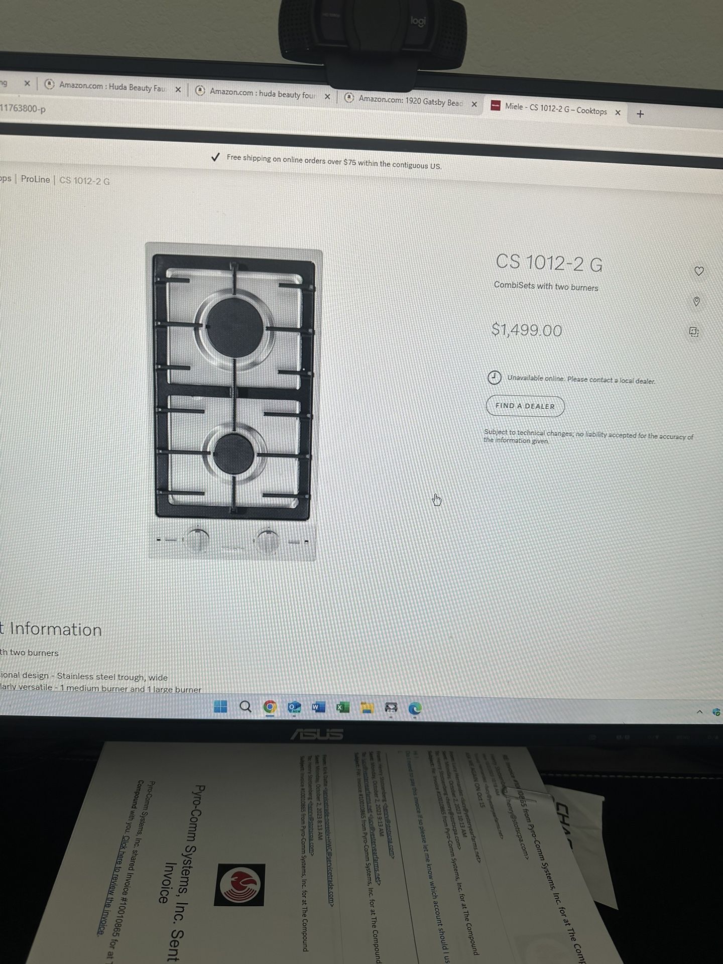 Miele Combiset with Two Burners