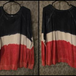 Old Navy Americana Crewneck Tie Dye Xxl
