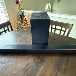 Samsung Sound Bar And Subwoofer