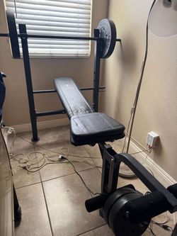 Weight bench/weights