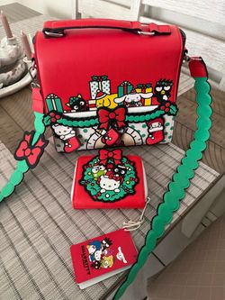 Loungefly Sanrio Christmas bag and wallet