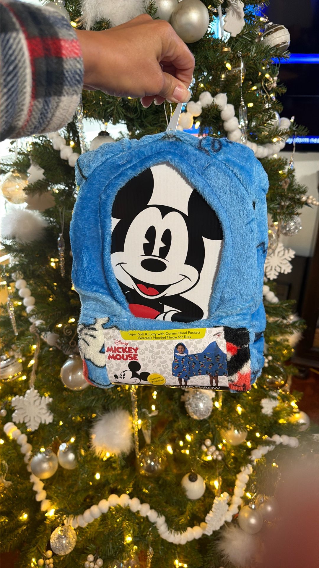 Disney Mickey Mouse Hooded Throw For Kids