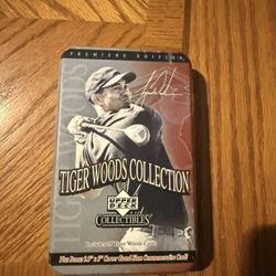 Tiger Woods Golf Cards Collection Tin Sealed Premiere Edition Upper Deck Sealed $20 OBO
