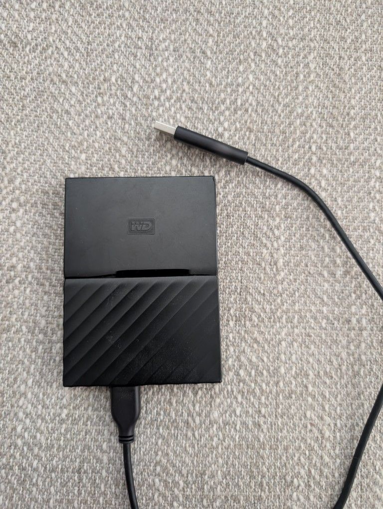 WD Passport 1TB External Hard Drive