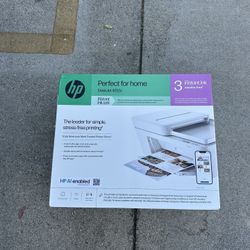 HP DeskJet 4252e Wireless All-in-One Color Inkjet Printer (White), Scanner, Copier, 3 months Free Instant Ink