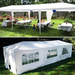 10x30 wedding party tent outdoor canopy teng with 8 side walls white FOR SALE  