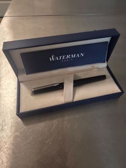 Waterman Paris black lacquer ballpoint