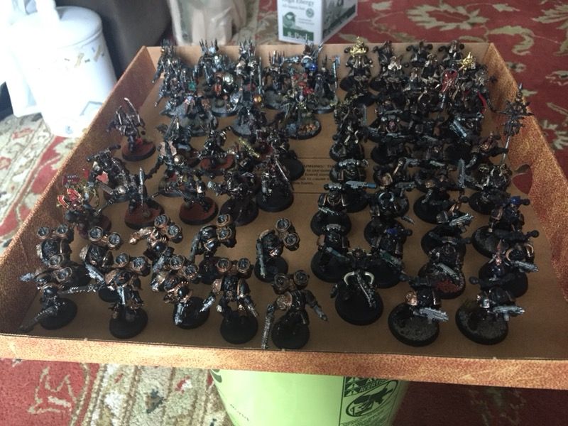 Warhammer 40k Chaos space marines black legion lot