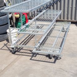 Three Shelf Rack With Wheels 