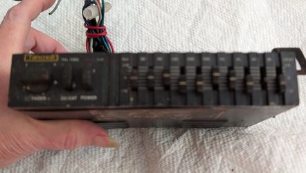 Very Rare Vintage Tancredi TXL-1000 Graphic Equalizer, 10 Band Fader, Defeat, 16K Hz, Brackets. East