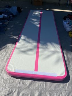10ft Inflatable Air Track Gymnastics Tumbling Mat with Carrying Bag and