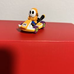 Yellow orange shy guy hot wheels