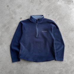 Vintage Y2K 00s Old Navy Quarter Zip Pullover Fleece Jacket - M