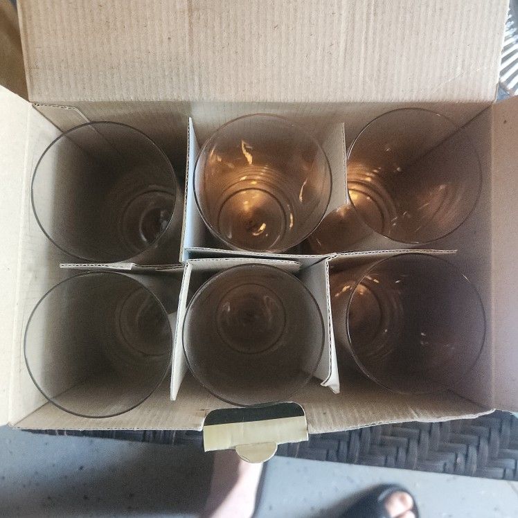 6 Juice Glasses