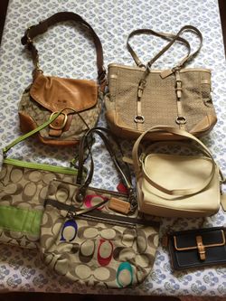 Coach Bags (read Description)