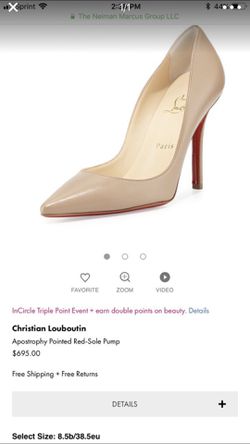 Louboutin red bottom heels